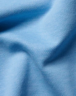 Shirt Sale|Polos<Charles Tyrwhitt Pique Jersey Shirt - Sky