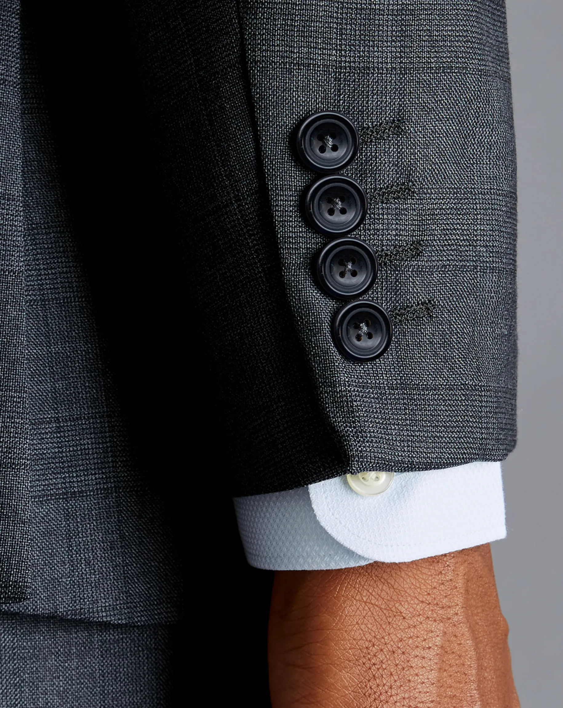 Suit Jackets|Blazers<Charles Tyrwhitt Prince of Wales Check Suit Jacket - Steel Blue