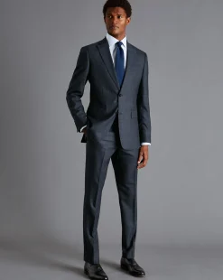 Suit Jackets|Blazers<Charles Tyrwhitt Prince of Wales Check Suit Jacket - Steel Blue