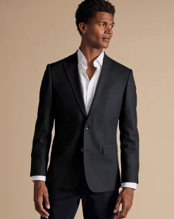 Black|Blazers<Charles Tyrwhitt Proper Blazer - Black