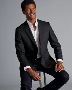 Black|Blazers<Charles Tyrwhitt Proper Blazer - Black