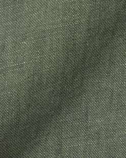 Casual Shirts|Extra Slim Fit Shirts<Charles Tyrwhitt Pure Linen Shirt - Green Olive