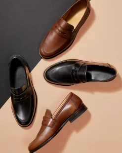 Races|Loafers<Charles Tyrwhitt Saddle Loafers - Black