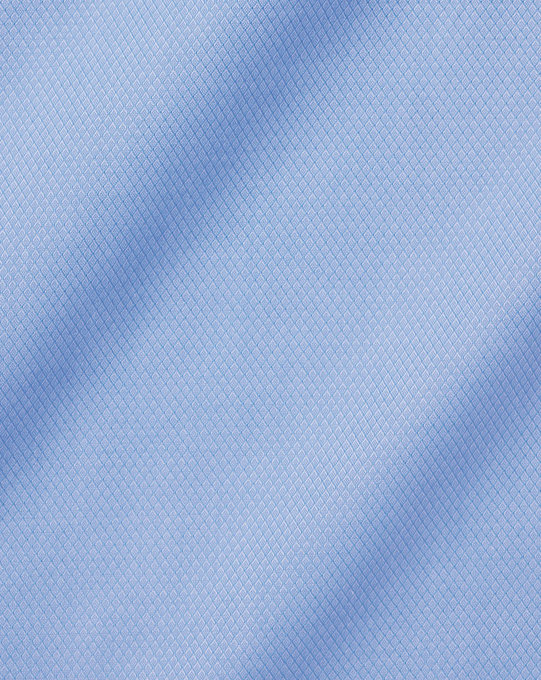 Shirt Sale|Dress Shirts<Charles Tyrwhitt Semi-Spread Collar Egyptian Cotton Berkshire Weave Shirt - Cornflower Blue