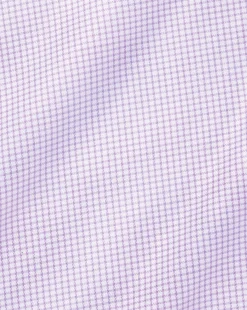Shirt Sale|Dress Shirts<Charles Tyrwhitt Semi-Spread Collar Egyptian Cotton Twill Small Grid Check Shirt - Purple Violet