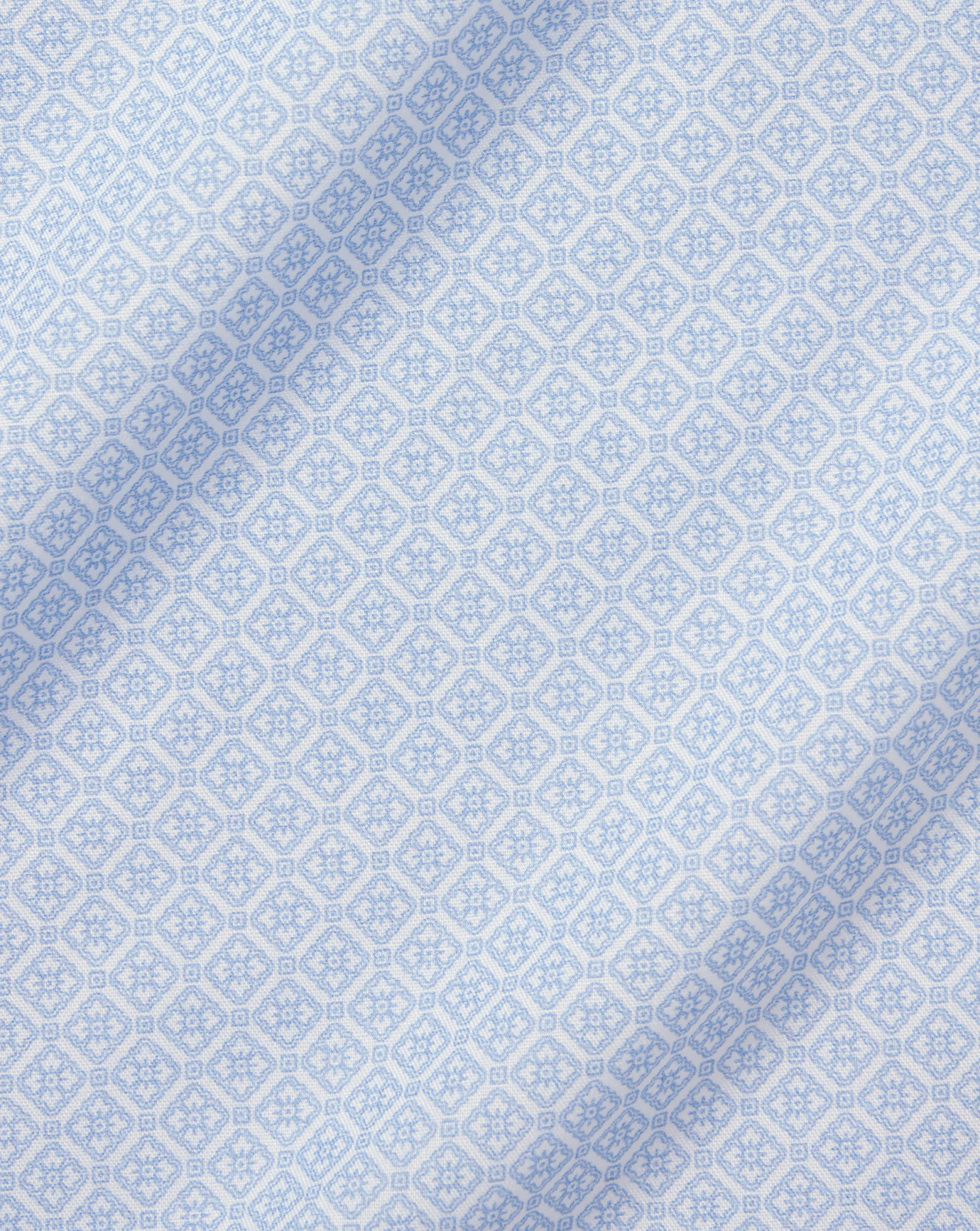 Shirt Sale|Casual Shirts<Charles Tyrwhitt Semi-Spread Collar Non-Iron Decorative Print Shirt - Blue Sky