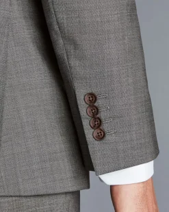 Suit Jackets|Blazers<Charles Tyrwhitt Sharkskin Suit Jacket - Grey