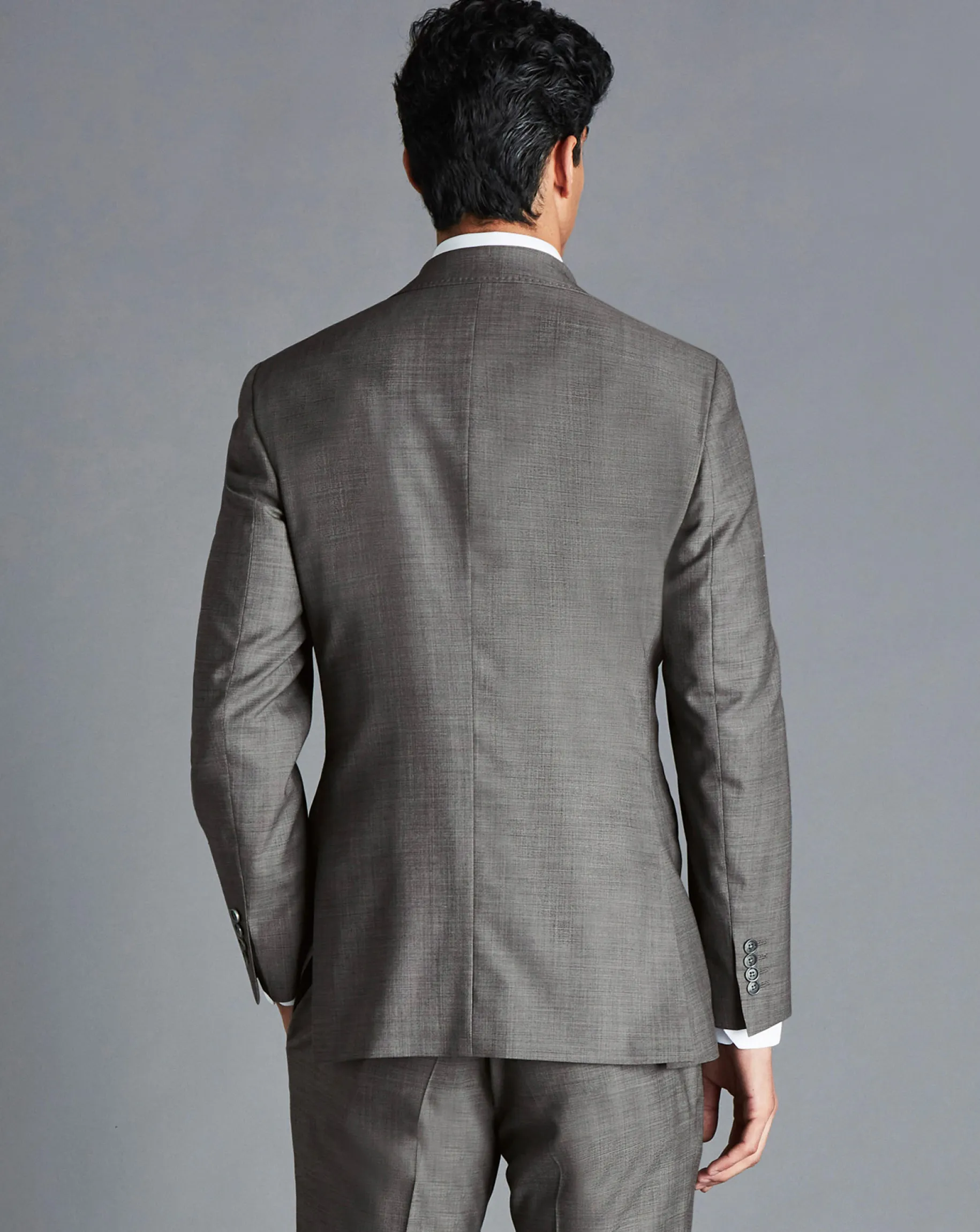 Suit Jackets|Blazers<Charles Tyrwhitt Sharkskin Suit Jacket - Grey