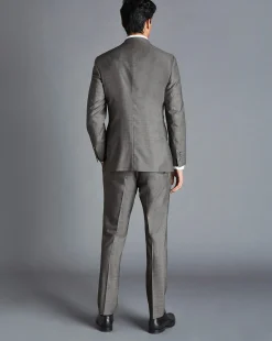 Suit Jackets|Blazers<Charles Tyrwhitt Sharkskin Suit Jacket - Grey