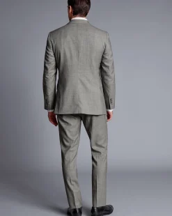 Suit Jackets|Blazers<Charles Tyrwhitt Sharkskin Suit Jacket - Light Grey