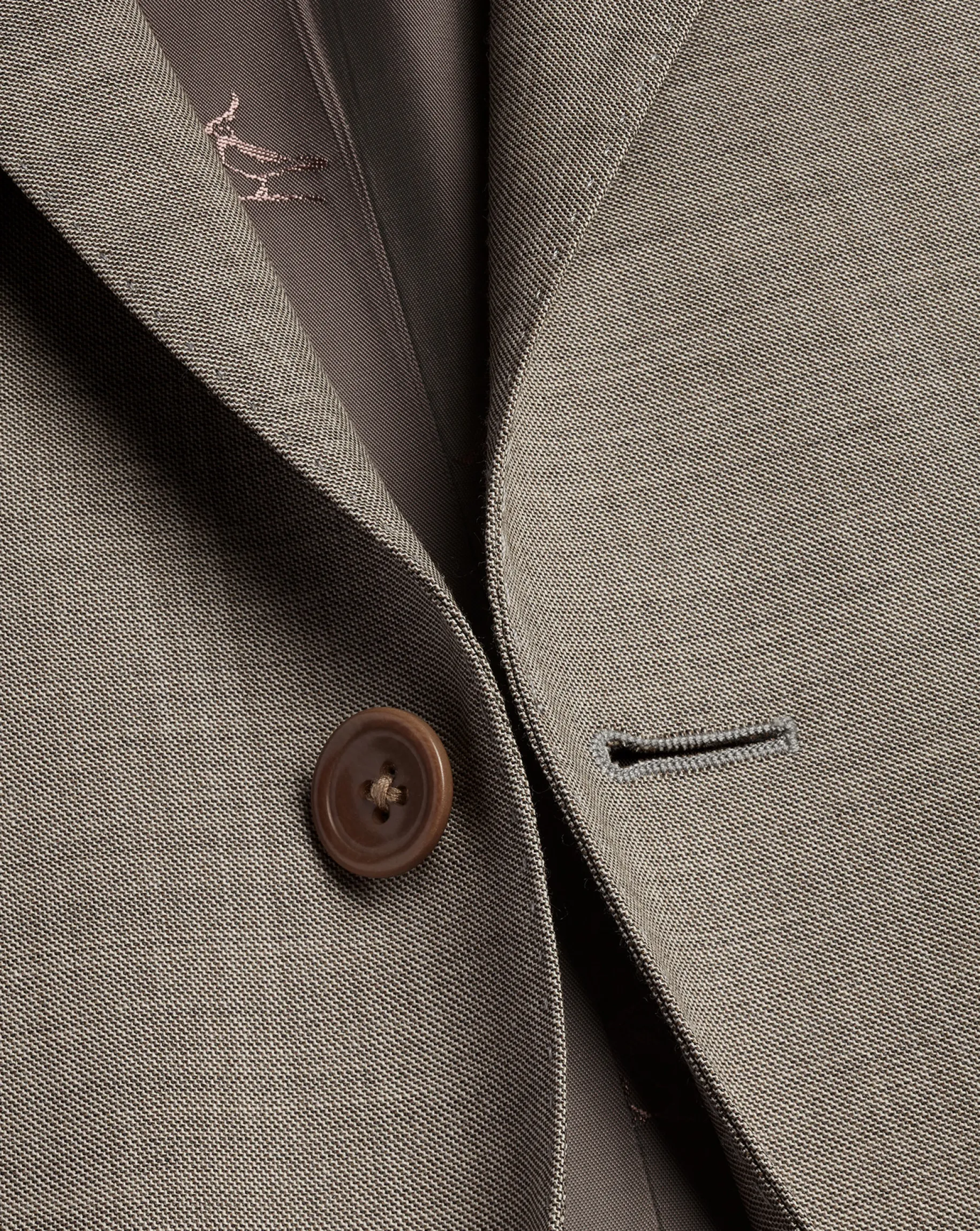 Suit Jackets|Blazers<Charles Tyrwhitt Sharkskin Suit Jacket - Taupe