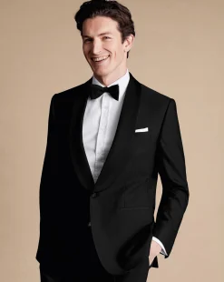 Seasonal Looks|Suit Jackets<Charles Tyrwhitt Shawl Lapel Tuxedo Jacket - Black