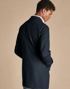 Coats|Raincoats<Charles Tyrwhitt Showerproof Cotton Raincoat - Dark Navy