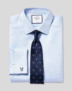 Ties & Bow-ties<Charles Tyrwhitt Silk Fleur-de-lys Tie - French Blue Navy