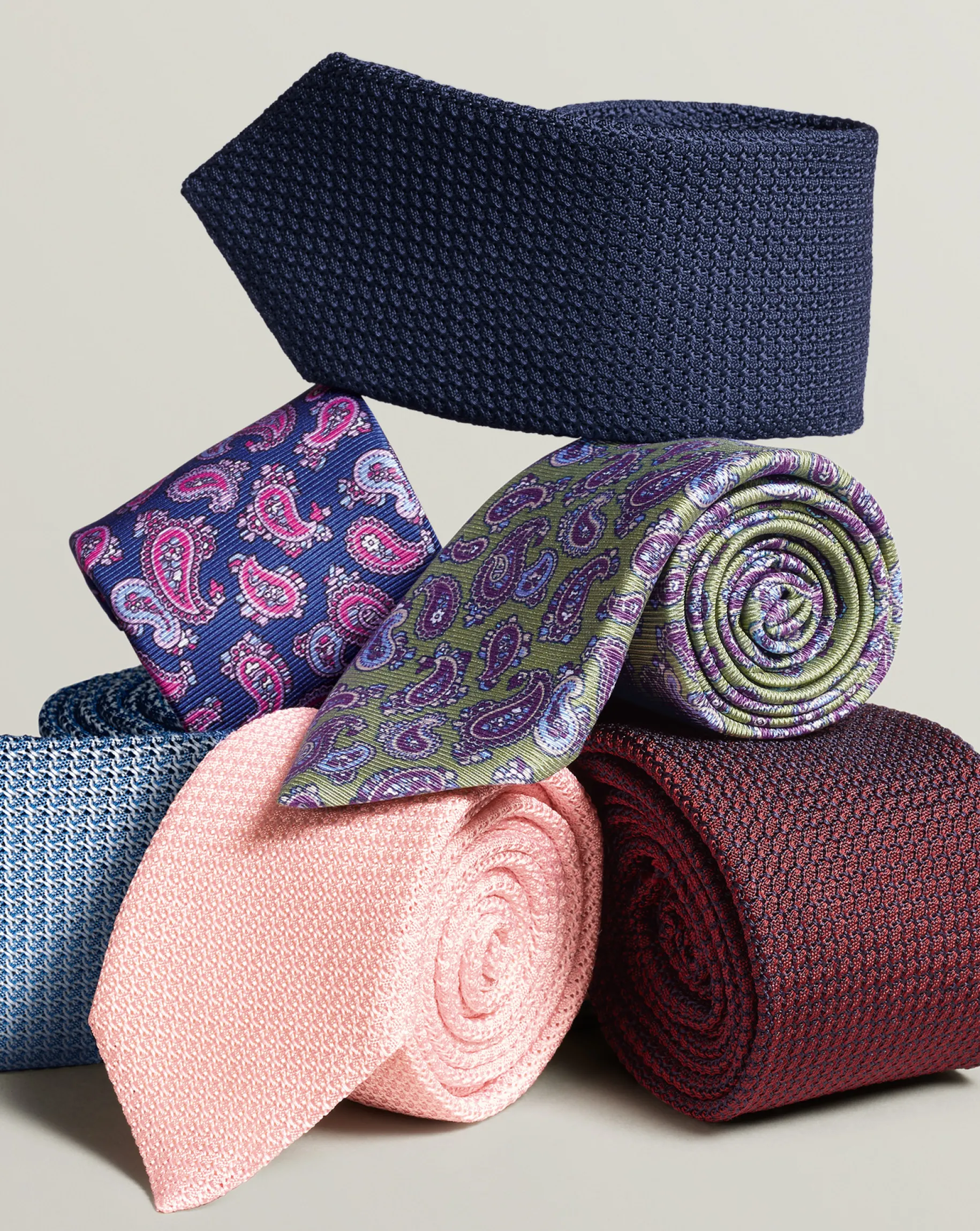Ties & Bow-ties<Charles Tyrwhitt Silk Grenadine Italian Tie - Light Blue