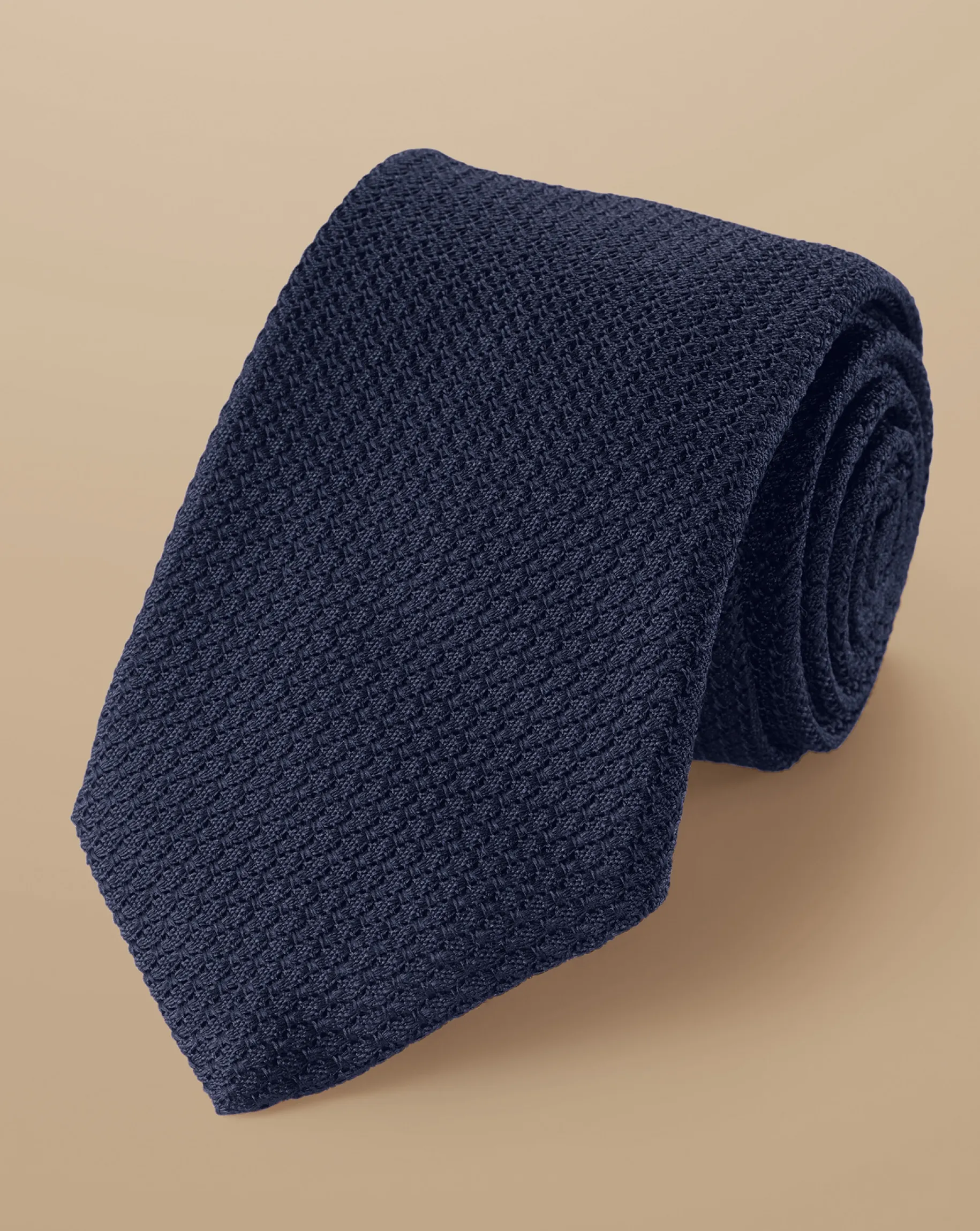 Ties & Bow-ties<Charles Tyrwhitt Silk Grenadine Italian Tie - Petrol Blue Navy