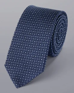 Ties & Bow-ties<Charles Tyrwhitt Silk Slim Tie - Blue Royal