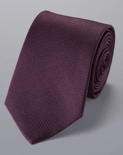 Ties & Bow-ties<Charles Tyrwhitt Silk Tie - Blackberry Purple