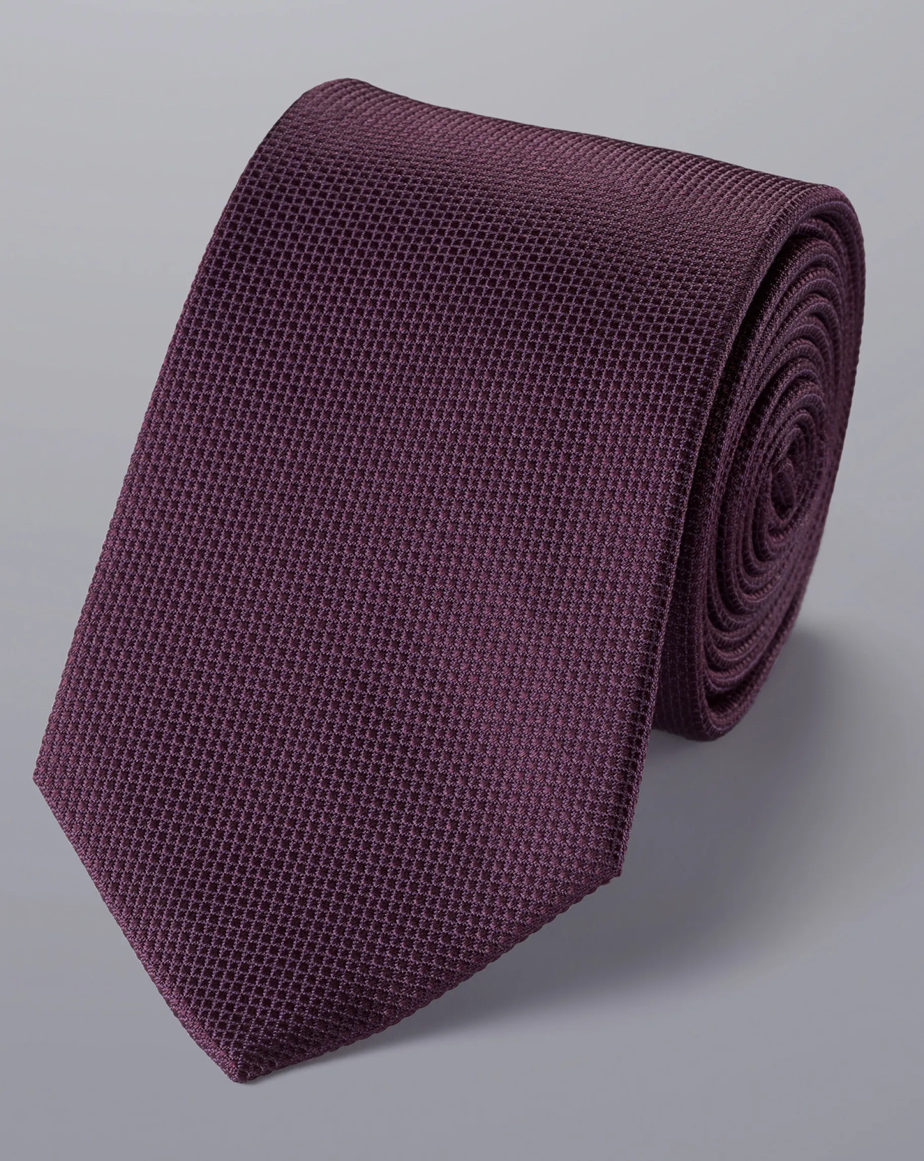 Ties & Bow-ties<Charles Tyrwhitt Silk Tie - Blackberry Purple