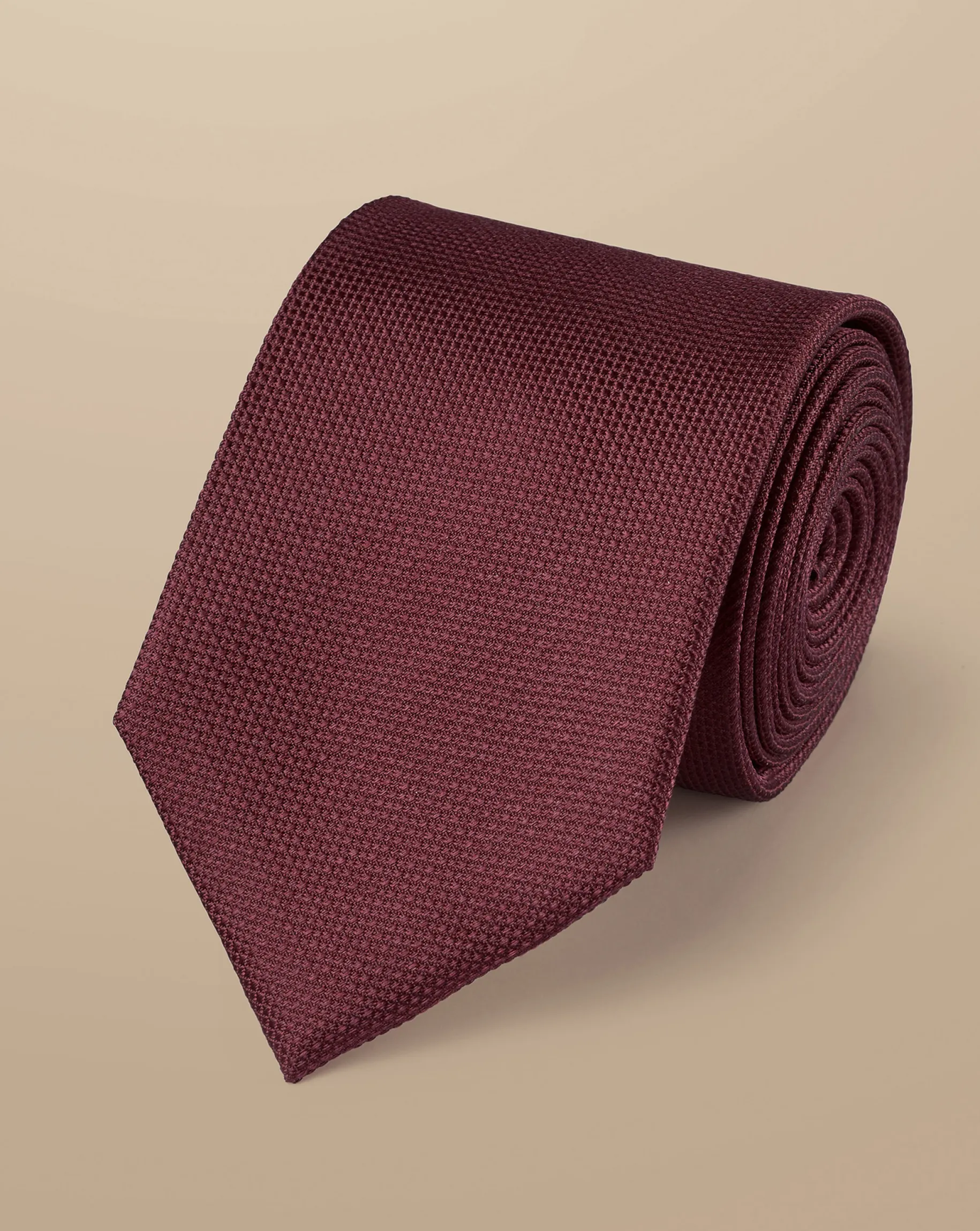 Ties & Bow-ties<Charles Tyrwhitt Silk Tie - Burgundy Red