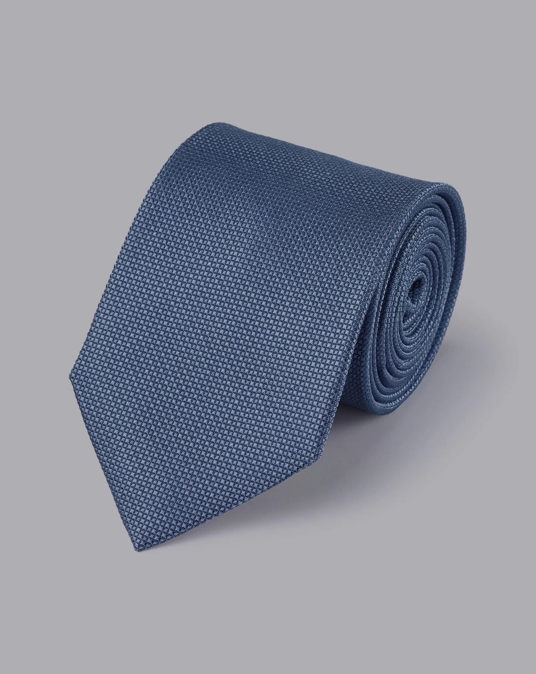 Ties & Bow-ties<Charles Tyrwhitt Silk Tie - Steel Blue