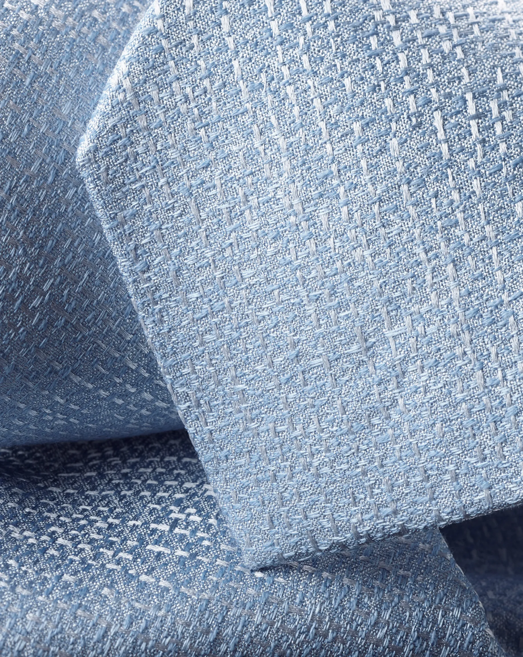 Ties & Bow-ties<Charles Tyrwhitt Silk Wool Blend Tie - Blue Sky