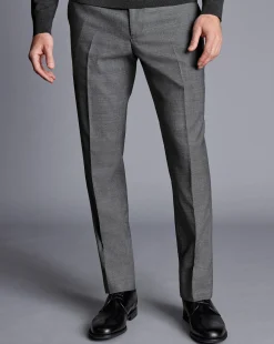 Smart Pants|Grey Pants<Charles Tyrwhitt Smart Italian Luxury Pants - Grey