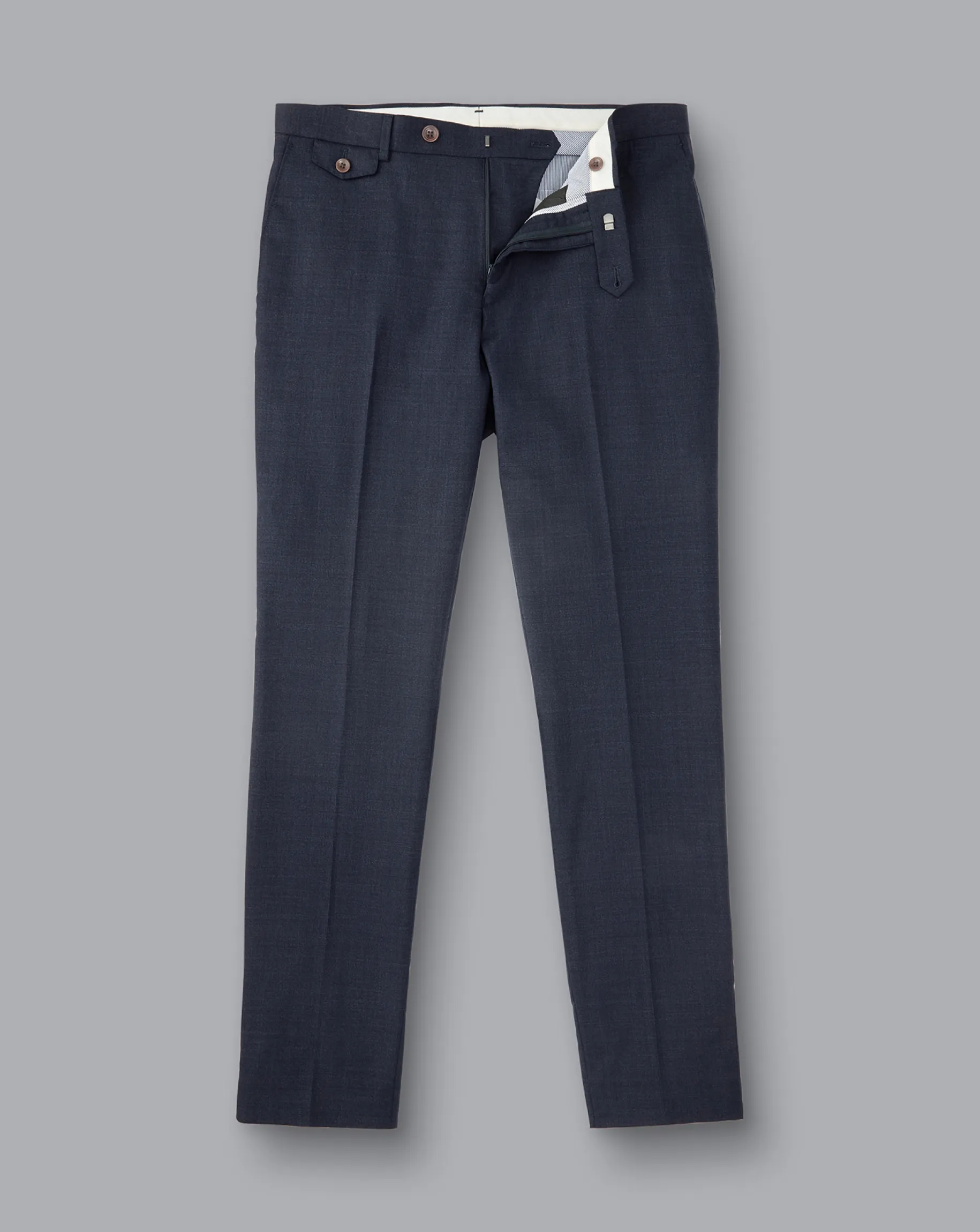 Smart Pants|Blue Pants<Charles Tyrwhitt Smart Italian Luxury Pants - Ink Blue