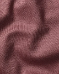 Pink Shirts|Short Sleeve polos<Charles Tyrwhitt Smart Jersey Polo - Claret Pink