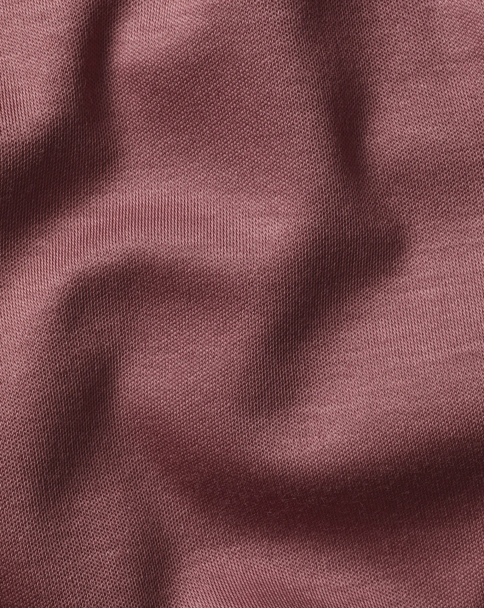 Pink Shirts|Short Sleeve polos<Charles Tyrwhitt Smart Jersey Polo - Claret Pink