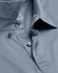 Blue Shirts|Smart polos<Charles Tyrwhitt Smart Jersey Polo - Steel Blue