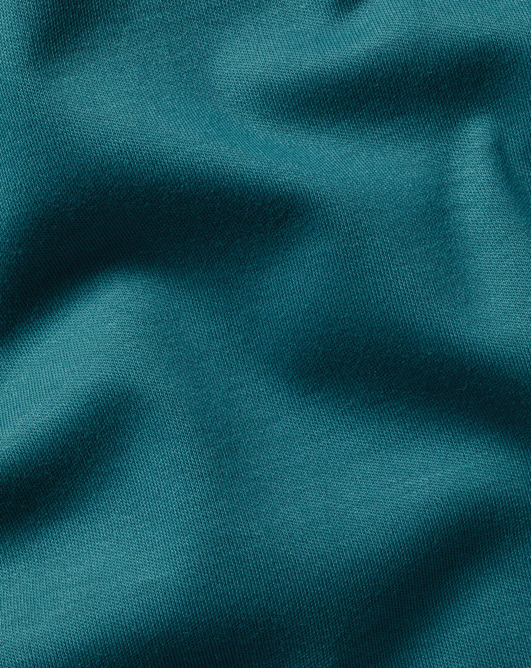 Smart polos|green<Charles Tyrwhitt Smart Jersey Polo - Green Teal