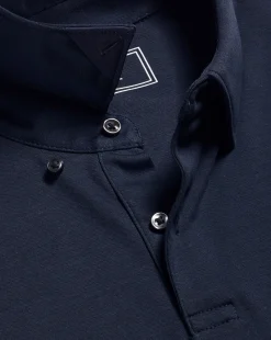 Blue Shirts|Smart polos<Charles Tyrwhitt Smart Long Sleeve Jersey Polo - Navy