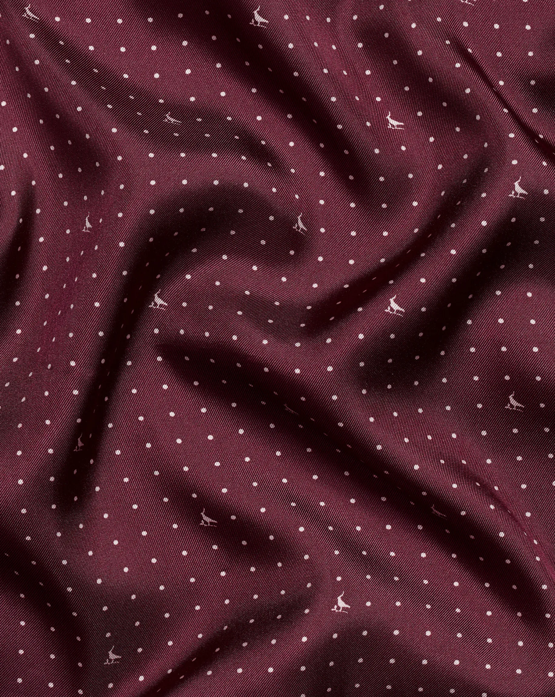 Accessories<Charles Tyrwhitt Spot Print Pocket Square - Cherry Pink and Stone Cherry Pink & Stone