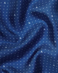 Accessories<Charles Tyrwhitt Spot Print Silk Pocket Square - & White Cobalt Blue