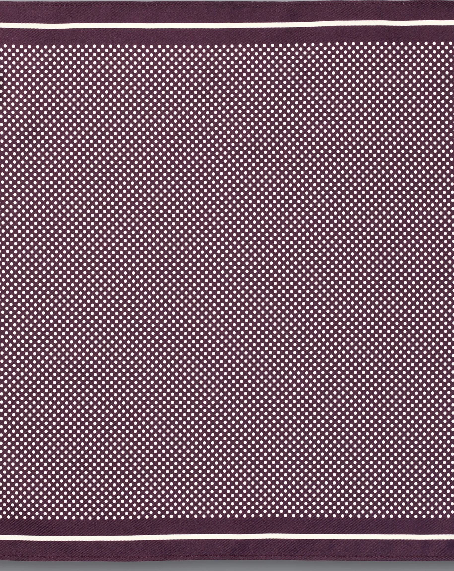 Accessories<Charles Tyrwhitt Spot Print Silk Pocket Square - Blackberry Purple & Ivory
