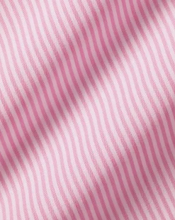 Shirt Sale|Dress Shirts<Charles Tyrwhitt Spread Collar Non-Iron Bengal Stripe Shirt - Pink
