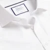 Shirt Sale|Dress Shirts<Charles Tyrwhitt Spread Collar Non-Iron Cambridge Weave Shirt - White