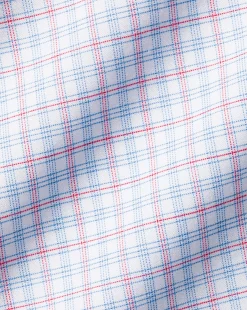 Shirt Sale|Dress Shirts<Charles Tyrwhitt Spread Collar Non-Iron Check Shirt - Bright Pink