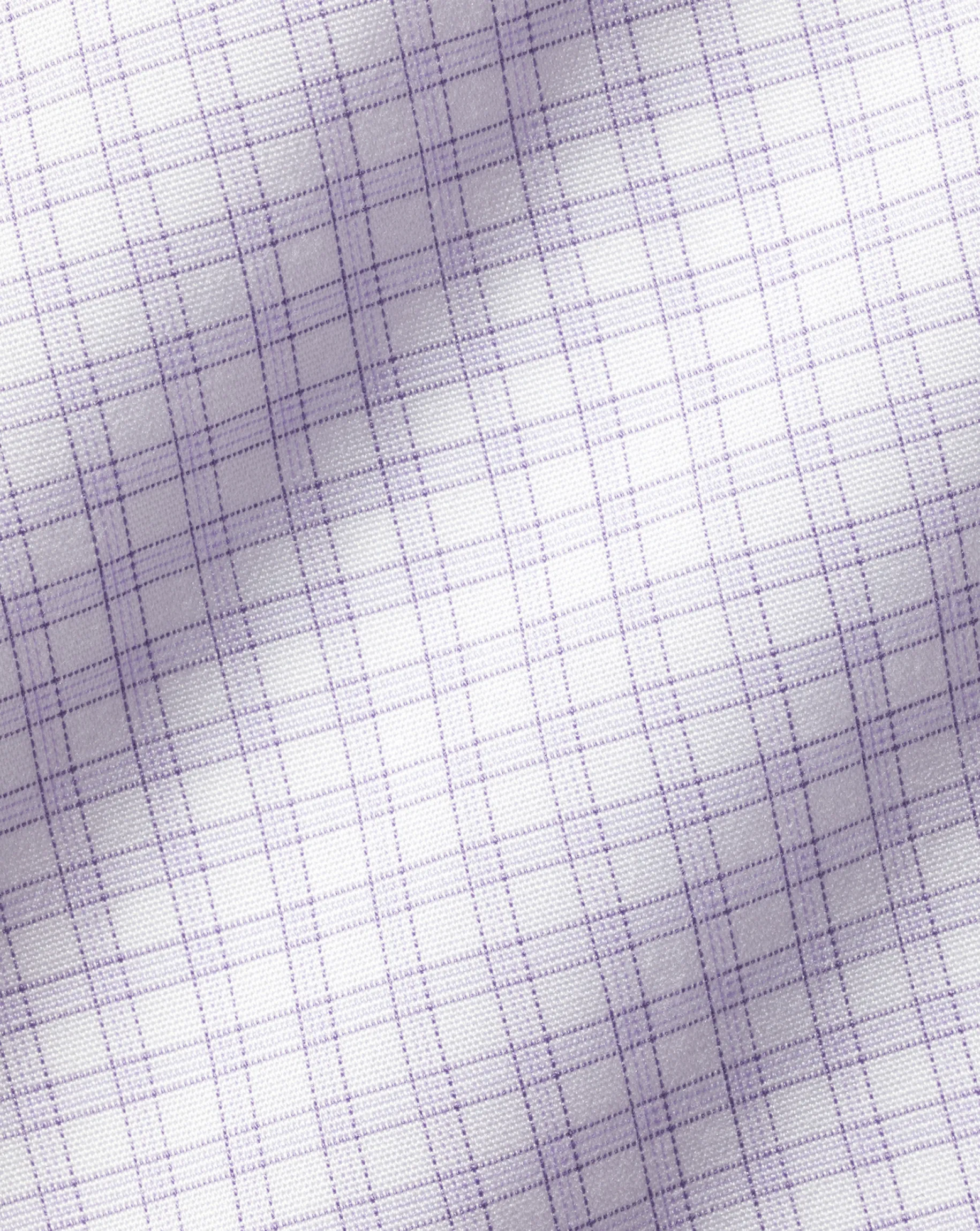 Shirt Sale|Dress Shirts<Charles Tyrwhitt Spread Collar Non-Iron Check Shirt - Purple Violet