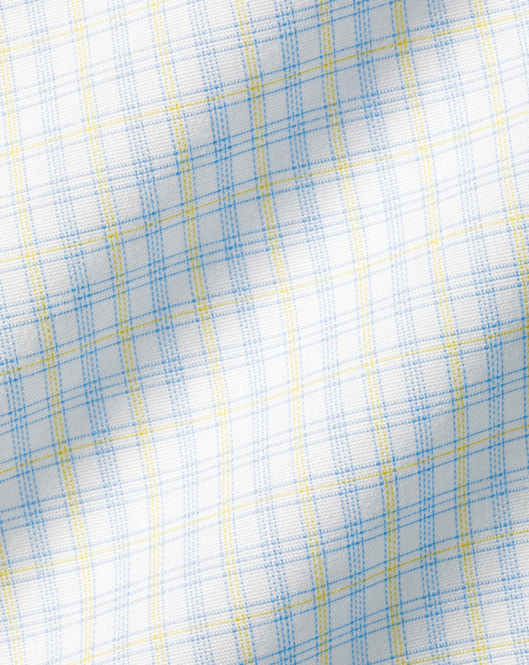 Shirt Sale|Dress Shirts<Charles Tyrwhitt Spread Collar Non-Iron Check Shirt - Lemon Lemon Yellow