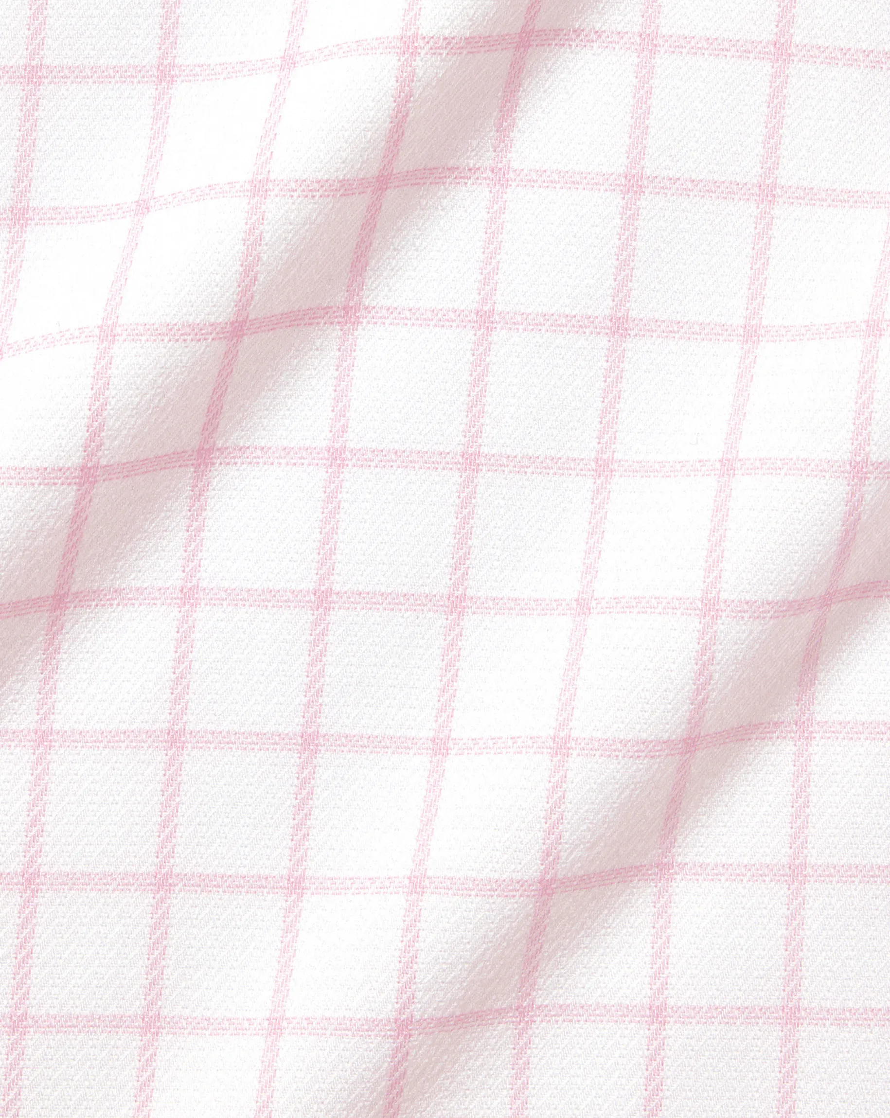 Shirt Sale|Dress Shirts<Charles Tyrwhitt Spread Collar Non-Iron Henley Weave Check Shirt - Light Pink