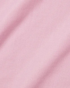 Dress Shirts|M<Charles Tyrwhitt Spread Collar Non-Iron Henley Weave Shirt - Pink