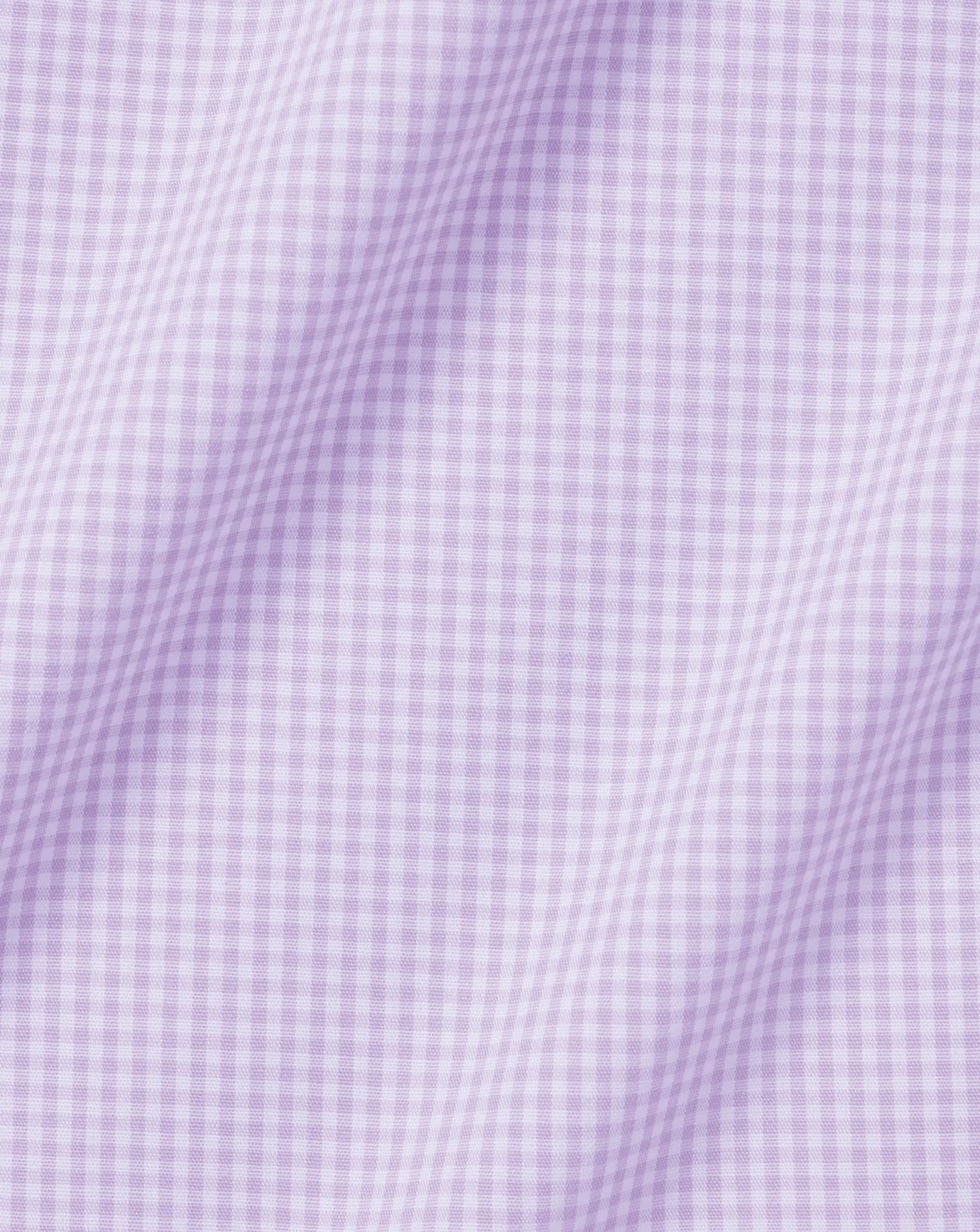 Shirt Sale|Dress Shirts<Charles Tyrwhitt Spread Collar Non-Iron Mini Gingham Check Shirt - Mauve Purple