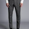 Suit Pants<Charles Tyrwhitt Stripe Morning Suit Pants - Black