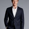 Suit Jackets|Blazers<Charles Tyrwhitt Stripe Suit Jacket - Ink Blue
