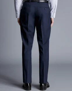 Suit Pants|Pants & Shorts<Charles Tyrwhitt Stripe Suit Pants - Navy