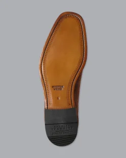 Boots|Brown Shoes<Charles Tyrwhitt Suede Chelsea Boots - Walnut Brown