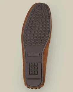 Loafers|Brown Shoes<Charles Tyrwhitt Suede Driving Loafers - Brown Tobacco