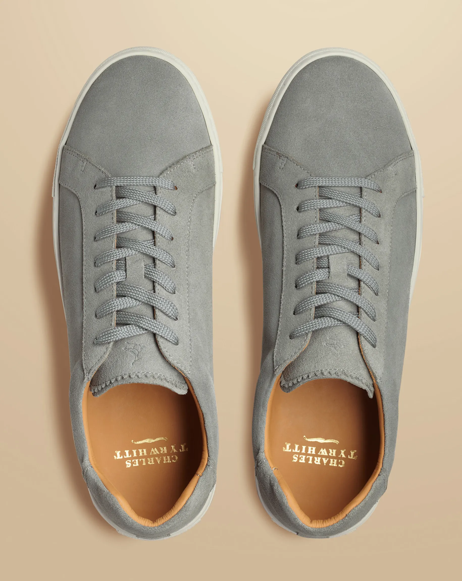 Sneakers<Charles Tyrwhitt Suede Sneakers - Grey